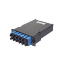 Placa Acopladora de Fibra Óptica FAP, Con 12 Pigtails y 6 Conectores LC Duplex (12 Fibras), Para Fibra Monomodo OS1/OS2, Color Azul | FCS9N-12-10P