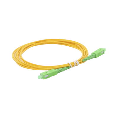 Jumper de Fibra Óptica Monomodo SC/APC-SC/APC Simplex de 3 Metros (9.84 Pies), 2mm | LPSM2SCASCAS3
