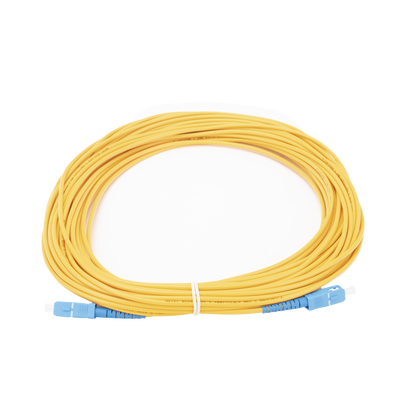 Jumper de Fibra Óptica Monomodo SC/UPC-SC/UPC Simplex de 20 Metros (65.62 Pies), 3mm | LPSM3SCUSCUS20