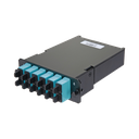 Placa Acopladora de Fibra Óptica FAP, Con 12 Pigtails y 6 Conectores SC Duplex (12 Fibras), Para Fibra Multimodo OM3/OM4, Color Aqua | FCSZO-12-03P