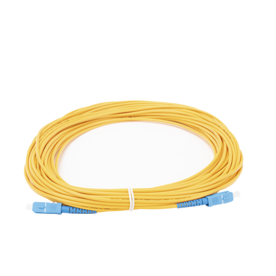 Jumper de Fibra Óptica Monomodo SC/UPC-SC/UPC Simplex de 10 Metros (32.81 Pies), 3mm | LPSM3SCUSCUS10