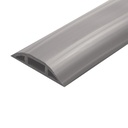 Canaleta flexible color gris de PVC auto extinguible tramo de 2.5m (9300-01253) | FLEXIDUCTHO-GY