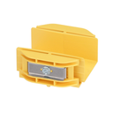 Union Recta "Cople", Para Canaleta FiberRunner™ 2X2, Color Amarillo | FBC2X2LYL