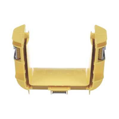 Union Recta "Cople", Para Canaleta FiberRunner™ 4X4, Color Amarillo | FRBC4X4LYL