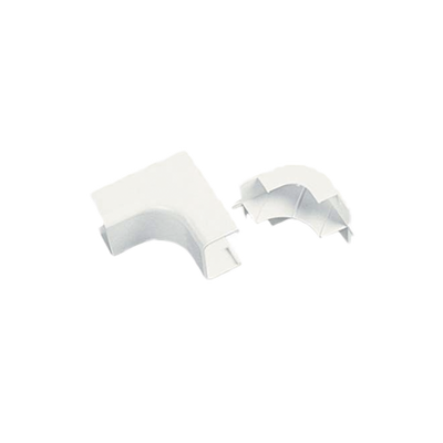 Esquinero Interior, para uso con Canaleta LDPH10 y LD2P10, material ABS, Color Blanco | ICFX10WH-X