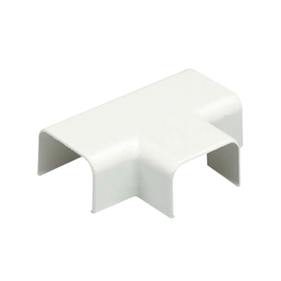 Accesorio en "T", para uso con canaleta LD10, material ABS, Color Blanco Mate | TF10IW-X
