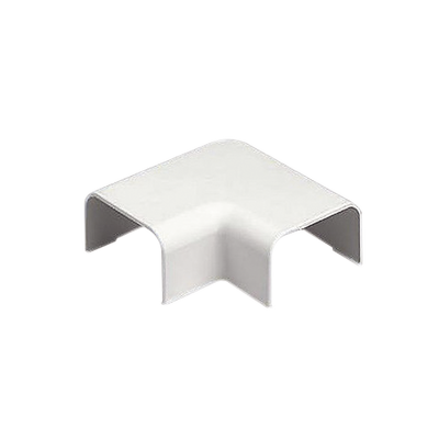 Conexión en ángulo recto "L", para uso con canaleta LD3, material ABS, Color Blanco Mate | RAF3IW-E