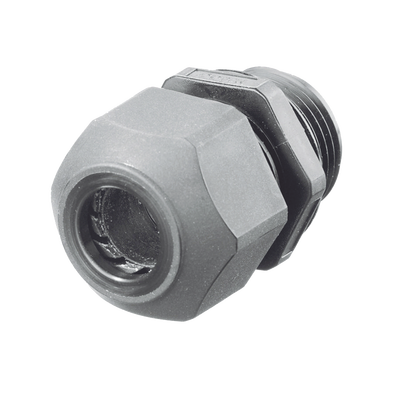 Conector de Cable, Estilo Europeo, para Conductores de 0.17" a 0.45", para Conduit 1/2",  Color Gris. | HUB-SEC-50GA