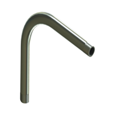 Codo de 90° de 1 1/4" (32mm) pared gruesa con rosca galvanizado etiqueta amarilla | CATU-3725