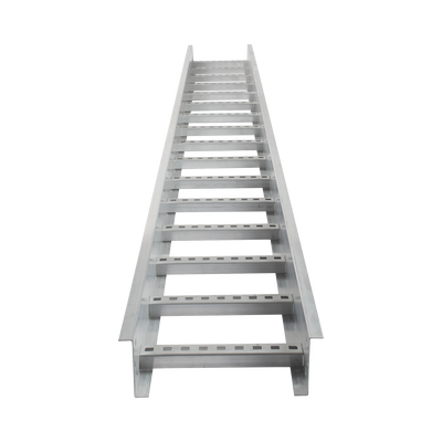 Escalera de Aluminio Portacables / Perfil Z / Peralte 3 1/4" /Paso 9" / Ancho 6" / 3.66 metros / Capacidad Máx. 137 Cables / Incluye Cople Union y Tornillería | CH-E89PX6AK