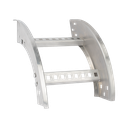 Curva Vertical Exterior de Aluminio de 90° Perfil Z / Peralte 3 1/4" / Ancho 12" / Radio 8" / Incluye Tornillería (CHVE90EZ314R8X12AK) | CHVE908R8X12AK