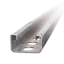 Unicanal perforado 4x2, 3000 mm, con acabado Electro Zinc | UNP-4X2-U30-EZ