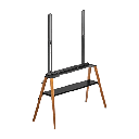 Soporte de TV Easel Studio TV Floor Stand | Compatible VESA 200x200 a 600x400 | Para Pantallas de hasta 75 Pulgadas | Capacidad de Peso 40 kg | Altura Ajustable 905-2590 mm | Incluye Cable Anti-Caída | FS36-46F-02