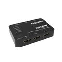Switch HDMI 5x1 | 18Gbps | 4K@60Hz | YCbCr 4:4:4 | HDR, Dolby Vision y HLG | Soporte 3D | Conmutación Automática y Manual | Diseño Compacto | EPC-B51