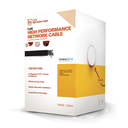 Bobina de Cable de 305 Metros (1000 Pies) Cat6+, CM, Calibre 23 Alto Rendimiento, ETL, UL, Color Azul, Super Flexible, para Aplicaciones de Video Vigilancia, Video HD, y Redes de Datos. Uso Interior. | PRO-CAT-6-PLUS