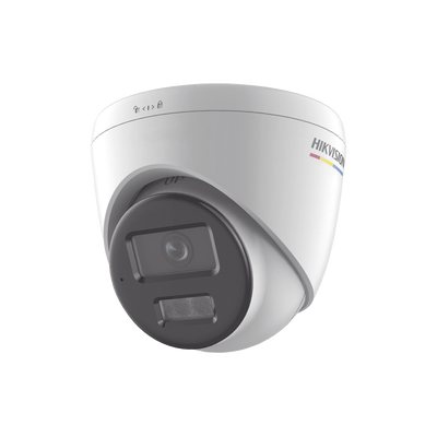 [Dual Light + ColorVu] Turret IP 4 Megapixel / Lente 2.8 mm / 30 mts IR + 30 mts Luz Blanca / Micrófono Integrado / ACUSENSE Lite / Exterior IP67 / WDR 120 dB / PoE / Micro SD | DS-2CD1347G2H-LIUF