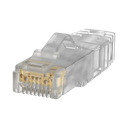 Plug RJ45 Cat6A, Para Cable UTP de Calibre 26 AWG, Chapado en Oro de 50 Micras, Paquete de 100 Piezas | SP6X88SD-C