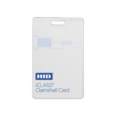 Tarjeta iClass Clamshell (Gruesa) / 2 k memoria / Programada  a 26 bits Aleatoriamente/ Garantía de por Vida | ICLASS208026