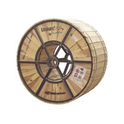 Carrete de 4 km de Fibra Óptica Aérea (ADSS) G.652D, Monomodo de 24 Hilos, Exterior, Span 100, Loose Tube | OC-ADSS-24C-S100/4KM