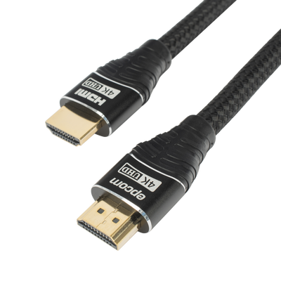 Cable HDMI de 1 Metro (3.28 Pies) | Alta Definición | Longitud | Versión 2.0 | Alta Velocidad 18Gbps | 4K@60Hz | Conectores Chapados en Oro | Tipo Redondo | EP-RH-4K-1M