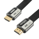 Cable HDMI de 1.8 Metros (5.91 Pies) | Alta Definición | Versión 2.0 | Alta Velocidad 18Gbps | 4K@60Hz | Conectores Chapados en Oro | Tipo Plano | EP-PH-4K-1.8M