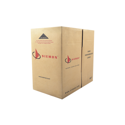 Bobina de Cable UTP Reelex, de 4 Pares, Alto Desempeño Cat6, PVC (CM), Color Gris, 23 AWG, 305 Metros (1000 Pies) | 9C6M4-E3-RXA