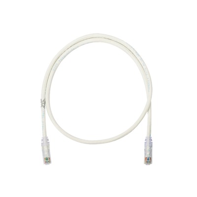 Cable de Parcheo UTP Categoría 6, con Plug Modular en Cada Extremo - 3 Metros (9.84 Pies) - Blanco Mate | NK6PC10Y