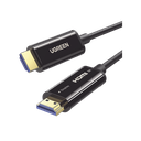 Cable HDMI de 10 Metros (32.81 Pies) por Fibra Óptica 8K@60Hz / Fibra de 4 Núcleos + Cobre Estañado de 7 Núcleos / Compatible con HDMI 2.1 / Alta Velocidad 18 Gbps / 3D / HDR / Caja de Aleación Zinc / Premium | 80406