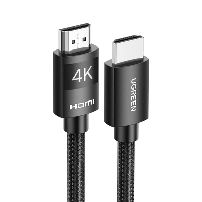 Cable HDMI 2.0 de Nylon Trenzado | 2 Metros (6.56 Pies) | 4K@60Hz | ARC | Dolby ATMOS | True HD | TMDS | HDR | 3D Inversivo | 18Gbps | 3 Capas de Protección + 4 de Blindaje | Niquelado | Carcasa de Aluminio | 40101