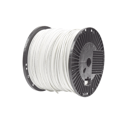 Bobina de Cable UTP de 4 Pares, Vari-MaTriX, Cat6A, 23 AWG, CMR (Riser), Color Blanco, 305 Metros (1000 Pies) | PUR6AV04WH-G