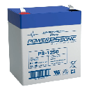 Batería 12V, 5.0AH, Para Respaldo, Tecnologías AGM/VRLA, 5 Años Vida Útil, Terminales F2, Reconocida UL | PS-1250-F2