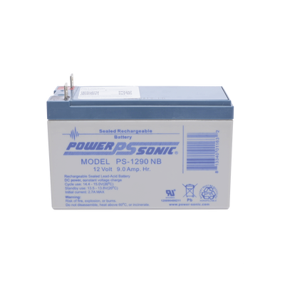 Batería 12V, 9AH, Para Respaldo, Tecnologías AGM/VRLA, 5 Años Vida Útil, Terminales NB, Reconocida UL | PS-1290-NB