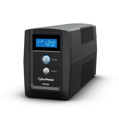 UPS de 900 VA/420 W, Topología Línea Interactiva, Entrada 120 Vca NEMA 5-15P, y 6 Salidas NEMA 5-15R, Con Regulador de Voltaje (AVR) | OM900ATLCD