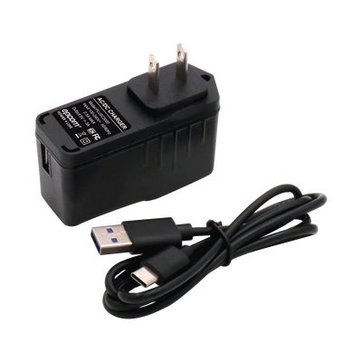 Adaptador de pared de 5 Vcc, @ 3 A con micro-USB tipo C | PLUSC3000