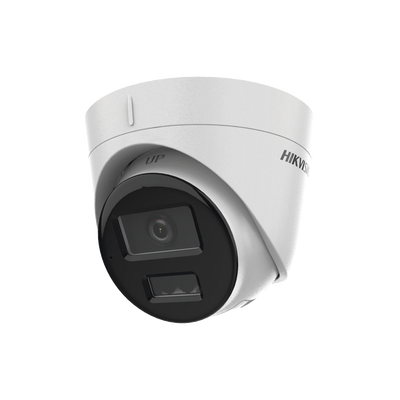 [Dual Light] Turret IP 4 Megapixel / Lente 2.8 mm / 30 mts IR + 30 mts Luz Blanca / Micrófono Integrado / ACUSENSE Lite / Exterior IP67 / H.265 / PoE / ONVIF / Micro SD | DS-2CD1343G2-LIUF