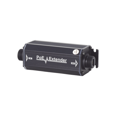 Extensor PoE / 100 Metros / Intemperie (IP66) /  60 Watts / 1 Puerto de Entrada  / 1 Puerto de Salida PoE / No requiere alimentación. | TT-2001EX-POE