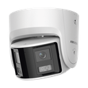 [FlexVu] [PROTECCIÓN ACTIVA] Turret IP 4 Megapixel / 2 Lentes de 2.8 mm (Imagen Panorámica 180°) / 30 mts IR / Exterior IP67 / Luz Intermitente y Alerta de Audio / Audio Bidireccional / ACUSENSE / WDR 120 dB / Micro SD | DS-2CD2346G2P-ISU/SL(C)