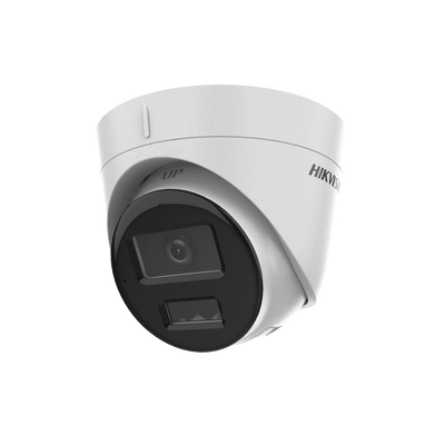[Dual Light] Turret IP 2 Megapixel / Lente 2.8 mm / 30 mts IR + 30 mts Luz Blanca / Micrófono Integrado / ACUSENSE Lite / Exterior IP67 / H.265 / PoE / ONVIF / Micro SD | DS-2CD1323G2-LIUF