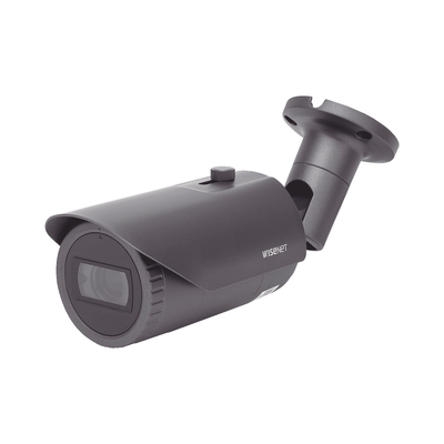 Cámara IP Tipo Bala Antivandálica 5 Megapíxel / Lente Varifocal 3.2 - 10mm / IR 30M / WDR 120db / IP66 / H.265 & WiseStream | QNO-8080R