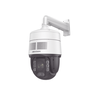[PROTECCIÓN ACTIVA] Domo PTZ IP 4 Megapixel / 32X Zoom / 200 mts IR / Potente Alerta Audible y Luz Estroboscópica hasta 100 Metros / ACUSENSE / IP67 / IK10 /  / Autoseguimiento 2.0 / Hi-PoE / DARKFIGHTER / Rapid Focus / Micro SD | DS-2DE7A432IWG-EB/SL