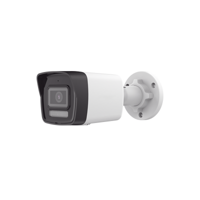 [SIN MARCA O LOGO][Dual Light] Bala IP 4 Megapixel / Lente 2.8 mm / 30 mts IR + 30 mts Luz Blanca / Micrófono Integrado / ACUSENSE Lite / Exterior IP67 / H.265 / PoE  / Micro SD | DS-2CD1043G2-LIUF/NEU