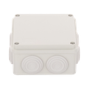 Caja Derivación-Conexión de Plástico (100 X 100 X 54 mm) con 7 Glándulas de Goma. Para Instalaciones Comerciales, Residenciales e Industriales. Incluye Tornillería para su Tapa. | PST-1010-ER