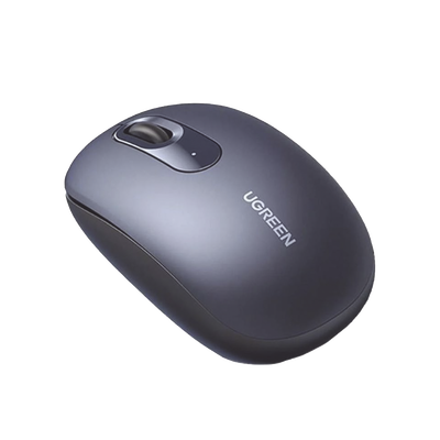 Mouse Inalámbrico 2.4G 800/1200/1600/2400 DPI | Función de 3 botones | Alcance 10m | Silencioso |  Ergonómico | Anti-caída y Anti-interferencias | Batería Alcalina AA incluida  | Midnight Blue. | 90550