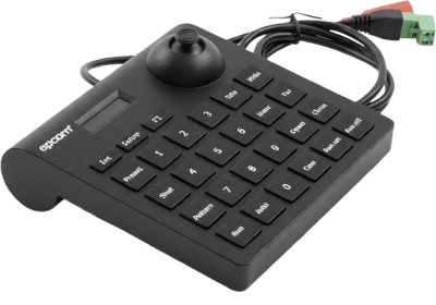 Mini Teclado controlador PTZ con pantalla LCD y joystick altamente resistente | M-360K