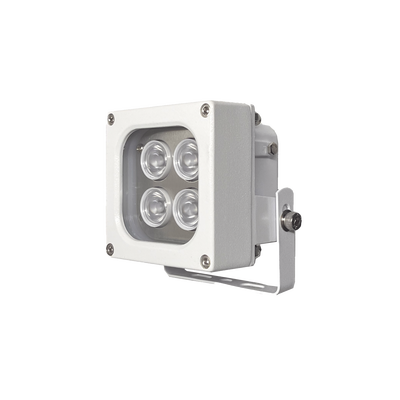 Iluminador LED de Alta Potencia | Luz Blanca | 10 Metros de Iluminación | Cobertura 120° | IP66 | Bajo Consumo de Energía | Fotocélula Incorporada | Soporte en “U” | Carcasa de Aluminio | Alta Transmitancia de Luz. | C | HL120WH10W