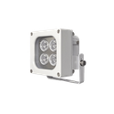 Iluminador LED de Alta Potencia | Luz Blanca | 10 Metros de Iluminación | Cobertura 120° | IP66 | Bajo Consumo de Energía | Fotocélula Incorporada | Soporte en “U” | Carcasa de Aluminio | Alta Transmitancia de Luz. | C | HL120WH10W