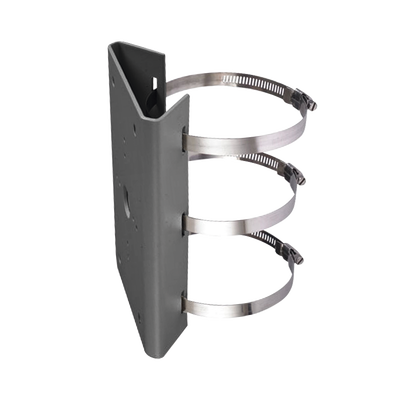 Montaje para Poste Vertical / Diametro de 400 a 600 mm / Acero Galvanizado (SUS304) / Color Plateado | DS-1275ZJ-BJH/600MM