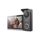 Kit de Videoportero Hibrido TurboHD con Pantalla LCD touch de 7" Wi-Fi / Frente de Calle para Exterior Metalico / 720p (1 Megapíxel )117° de Visión (Gran Angular) / Llamada a App Hik-Connect | DS-KIS313-P