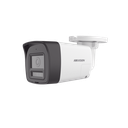 [Audio Bidireccional + Sirena & Estrobo + Dual Light + ColorVu] Bala TURBOHD 4K (8 Megapixel) / Lente 2.8 mm / 30 mts IR EXIR + 20 mts Luz Blanca / Micrófono y Bocina Integrado / Exterior IP67 / Metal / dWDR | DS-2CE16U0T-LXTS