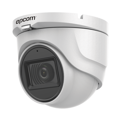 AUDIO POR COAXITRON / Turret TURBOHD 5 Megapixel / Angulo de vision 85.5° / Lente 2.8 mm / 30 mts IR EXIR / Exterior IP67 / 4 Tecnologías / dWDR | E50-TURBO-G2/A